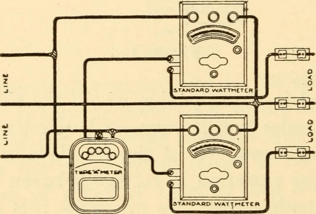 An illustration from Electricians' operating and testing manual;, 1910, leaf 332