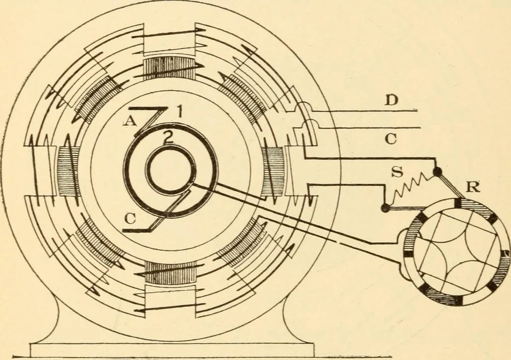 An illustration from Electricians' operating and testing manual;, 1910, leaf 72
