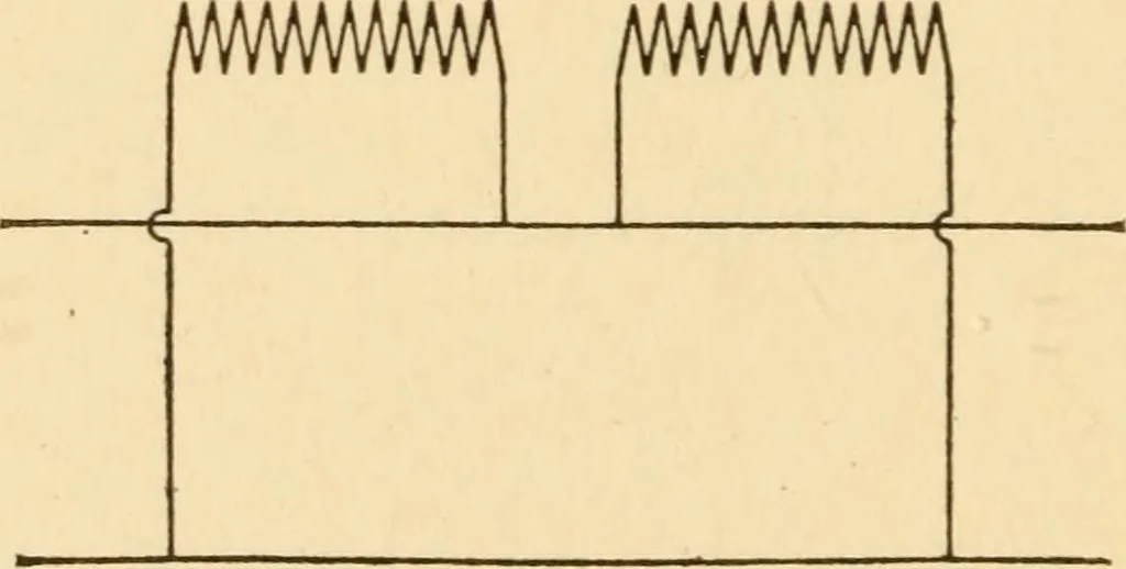 An illustration from Electricians' operating and testing manual; a hand book for men in charge of electrical apparatus, repair men, trouble men, lamp trimmers, and electricians generally, 1916, leaf 164