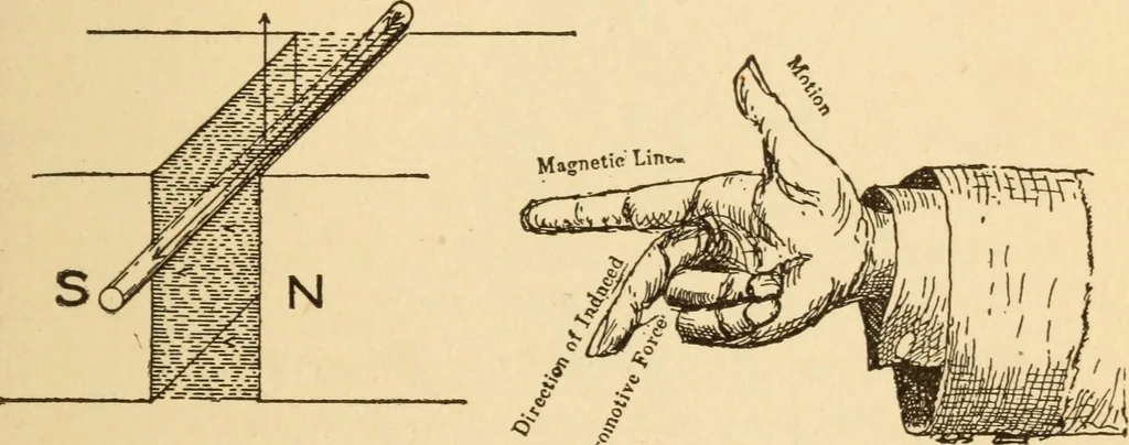 An illustration from Electricians' operating and testing manual; a hand book for men in charge of electrical apparatus, repair men, trouble men, lamp trimmers, and electricians generally, 1916, leaf 45