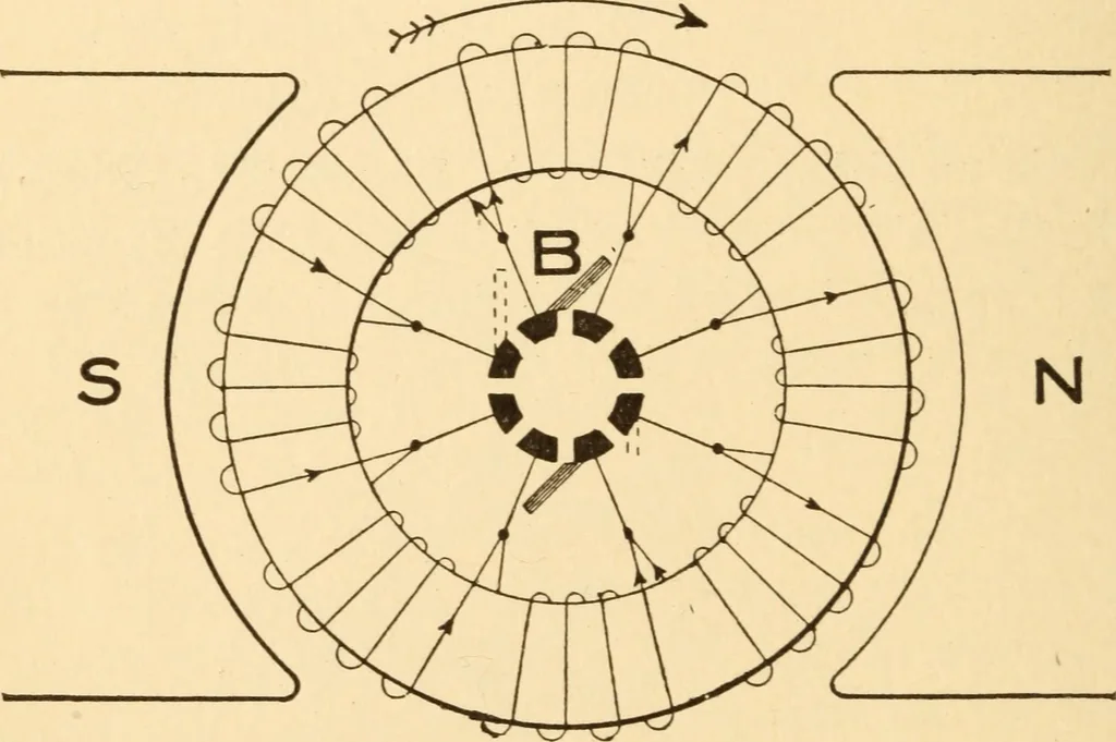 An illustration from Electricians' operating and testing manual; a hand book for men in charge of electrical apparatus, repair men, trouble men, lamp trimmers, and electricians generally, 1916, leaf 52