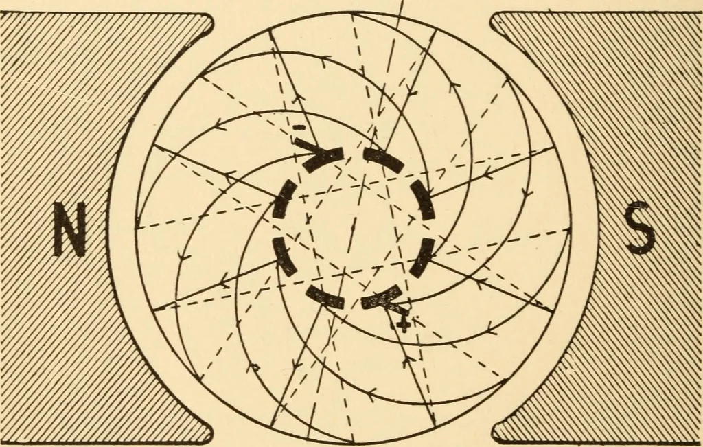 An illustration from Electricians' operating and testing manual; a hand book for men in charge of electrical apparatus, repair men, trouble men, lamp trimmers, and electricians generally, 1916, leaf 54