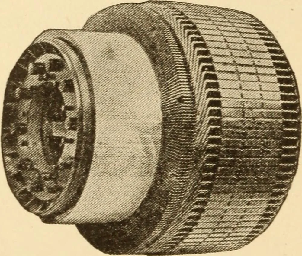 An illustration from Electricians' operating and testing manual; a hand book for men in charge of electrical apparatus, repair men, trouble men, lamp trimmers, and electricians generally, 1916, leaf 72