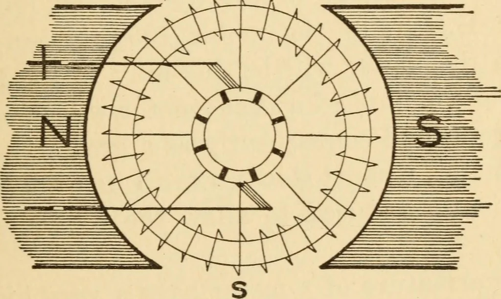An illustration from Electricians' operating and testing manual; a hand book for men in charge of electrical apparatus, repair men, trouble men, lamp trimmers, and electricians generally, 1916, leaf 79