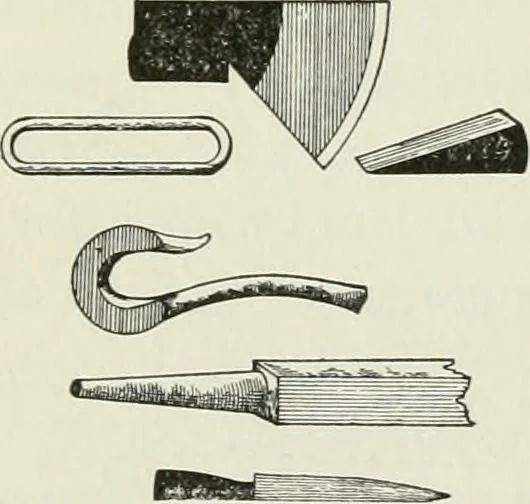 An illustration from Flame, electricity and the camera; man's progress from the first kindling of fire to the wireless telegraph and the photography of color, 1900, leaf 146
