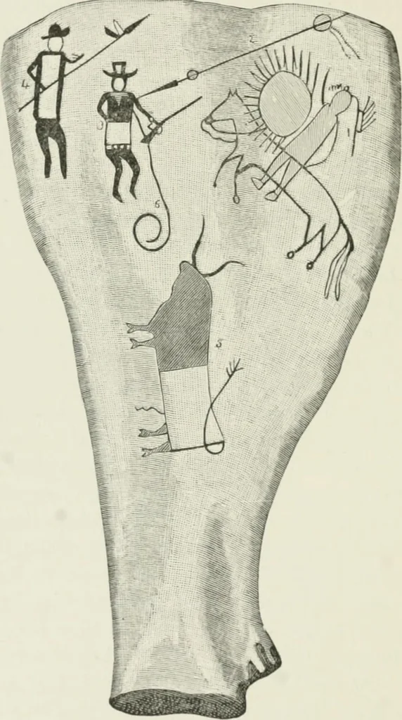 An illustration from Flame, electricity and the camera; man's progress from the first kindling of fire to the wireless telegraph and the photography of color, 1900, leaf 311