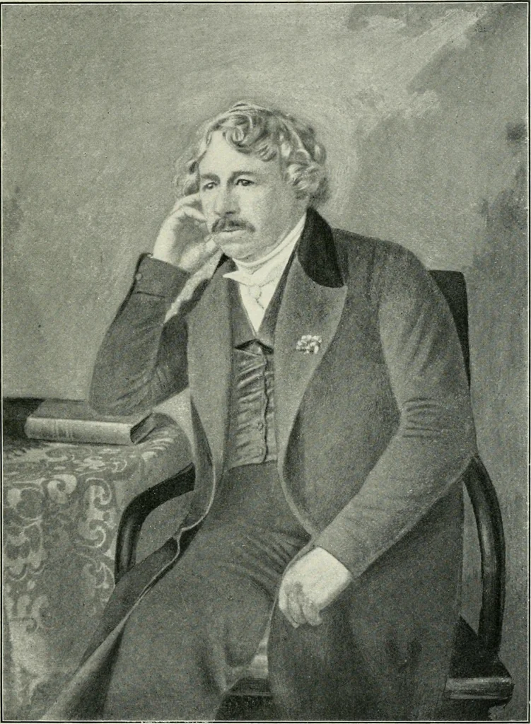 An illustration from Flame, electricity and the camera; man's progress from the first kindling of fire to the wireless telegraph and the photography of color, 1900, leaf 324