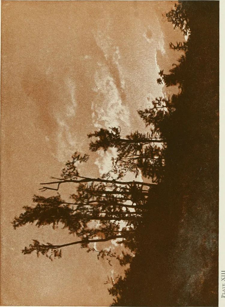 An illustration from Flame, electricity and the camera; man's progress from the first kindling of fire to the wireless telegraph and the photography of color, 1900, leaf 364