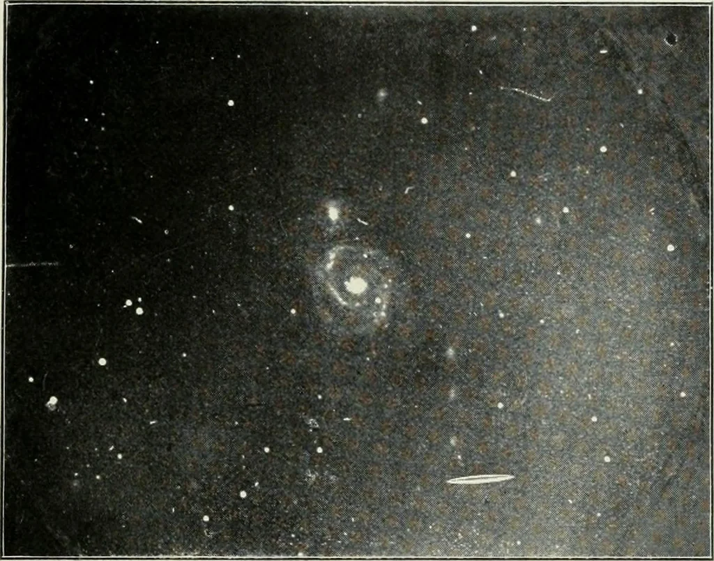 An illustration from Flame, electricity and the camera; man's progress from the first kindling of fire to the wireless telegraph and the photography of color, 1900, leaf 414