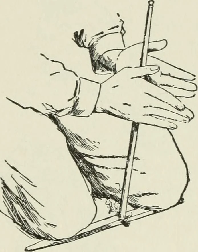 An illustration from Flame, electricity and the camera; man's progress from the first kindling of fire to the wireless telegraph and the photography of color, 1900, leaf 42