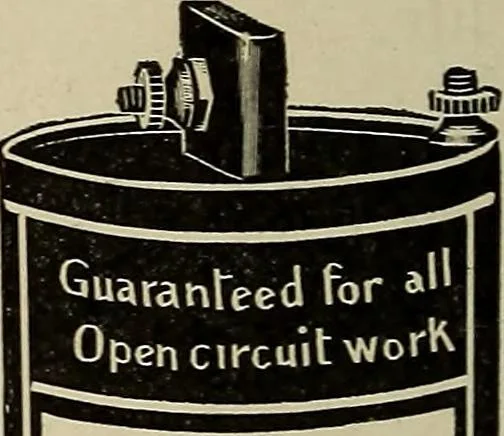 An illustration from Electricity experimentally and practically applied; a book for the beginner and for the practical man, principles, experiments, practical applications and problems, 1910, leaf 110