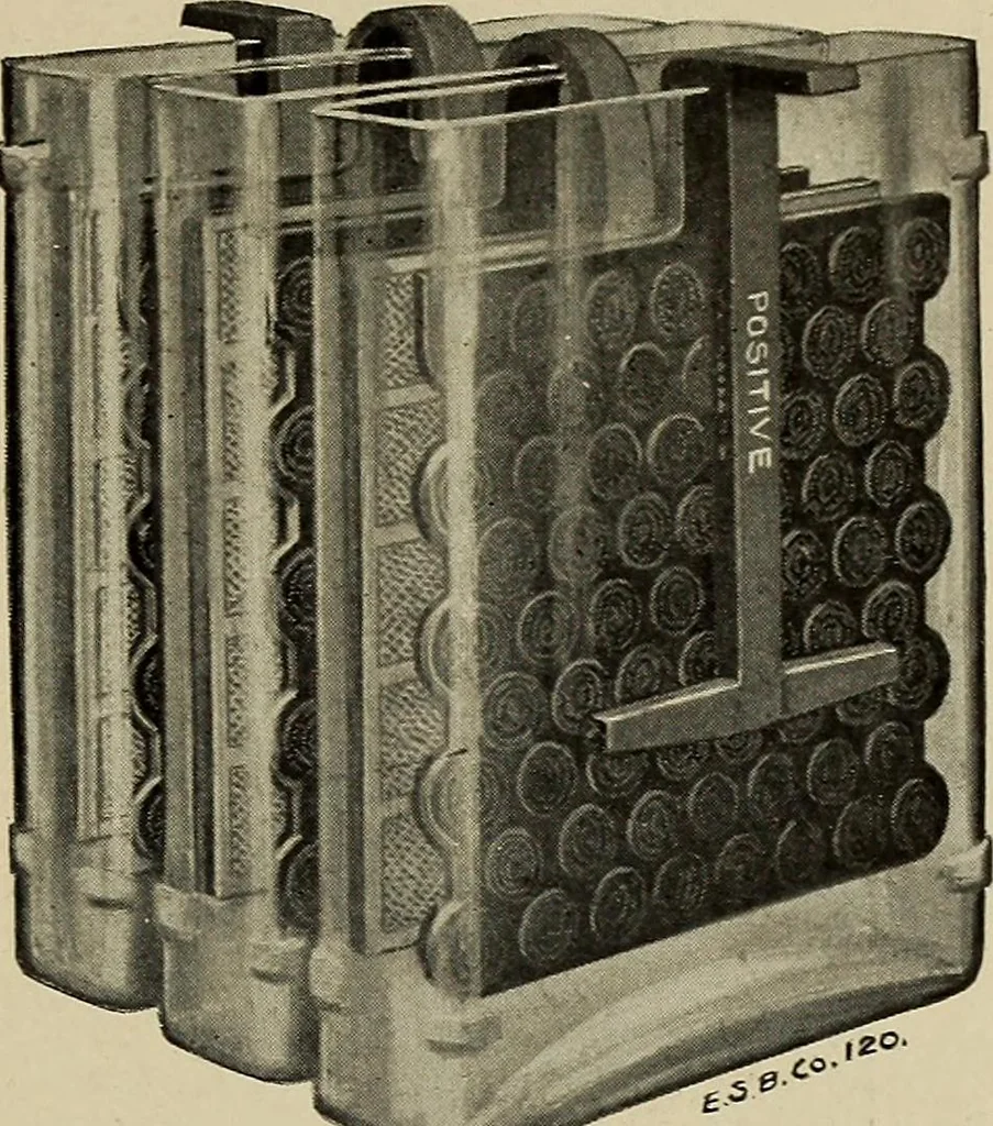 An illustration from Electricity experimentally and practically applied; a book for the beginner and for the practical man, principles, experiments, practical applications and problems, 1910, leaf 119
