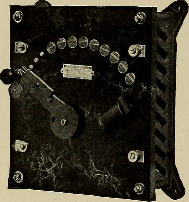 An illustration from Electricity experimentally and practically applied; a book for the beginner and for the practical man, principles, experiments, practical applications and problems, 1910, leaf 184