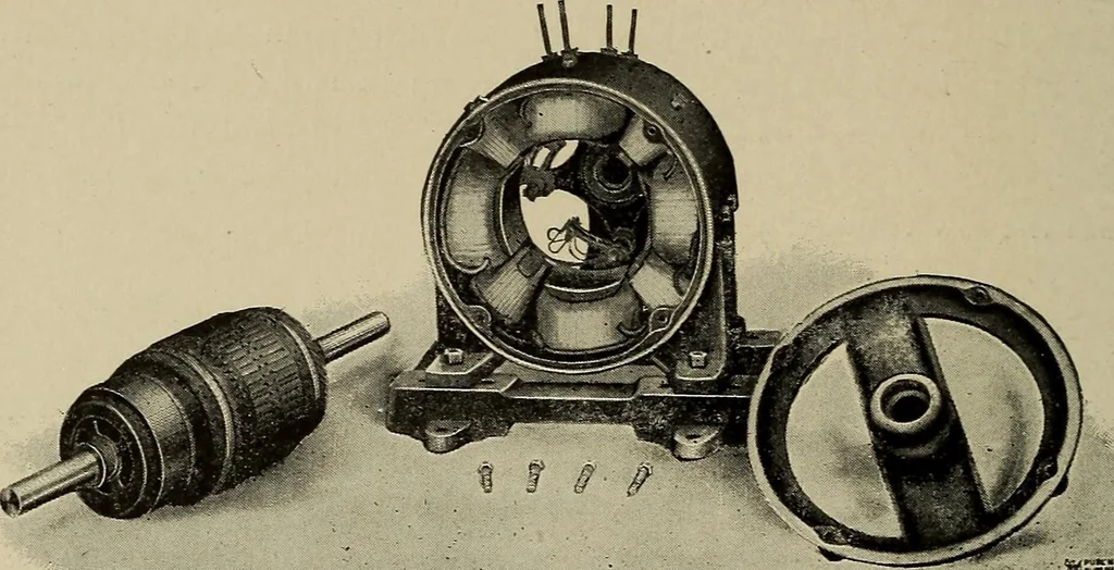 An illustration from Electricity experimentally and practically applied; a book for the beginner and for the practical man, principles, experiments, practical applications and problems, 1910, leaf 194