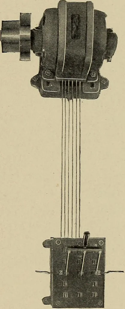 An illustration from Electricity experimentally and practically applied; a book for the beginner and for the practical man, principles, experiments, practical applications and problems, 1910, leaf 321