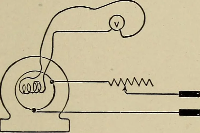 An illustration from Electricity experimentally and practically applied; a book for the beginner and for the practical man, principles, experiments, practical applications and problems, 1910, leaf 323