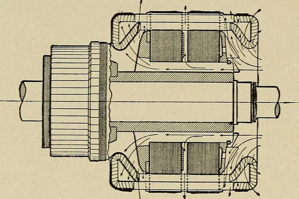 An illustration from Electricity experimentally and practically applied; a book for the beginner and for the practical man, principles, experiments, practical applications and problems, 1910, leaf 62