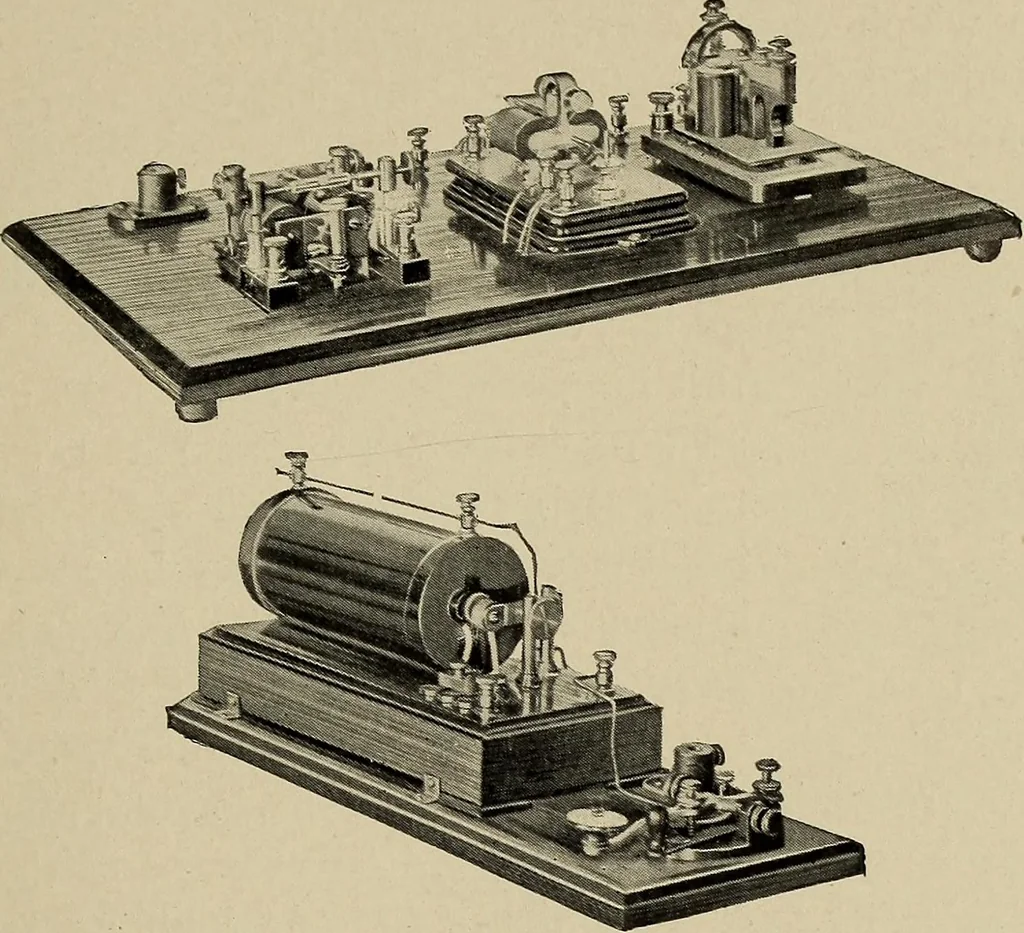 An illustration from Electricity experimentally and practically applied; a book for the beginner and for the practical man, principles, experiments, practical applications and problems, 1910, leaf 79
