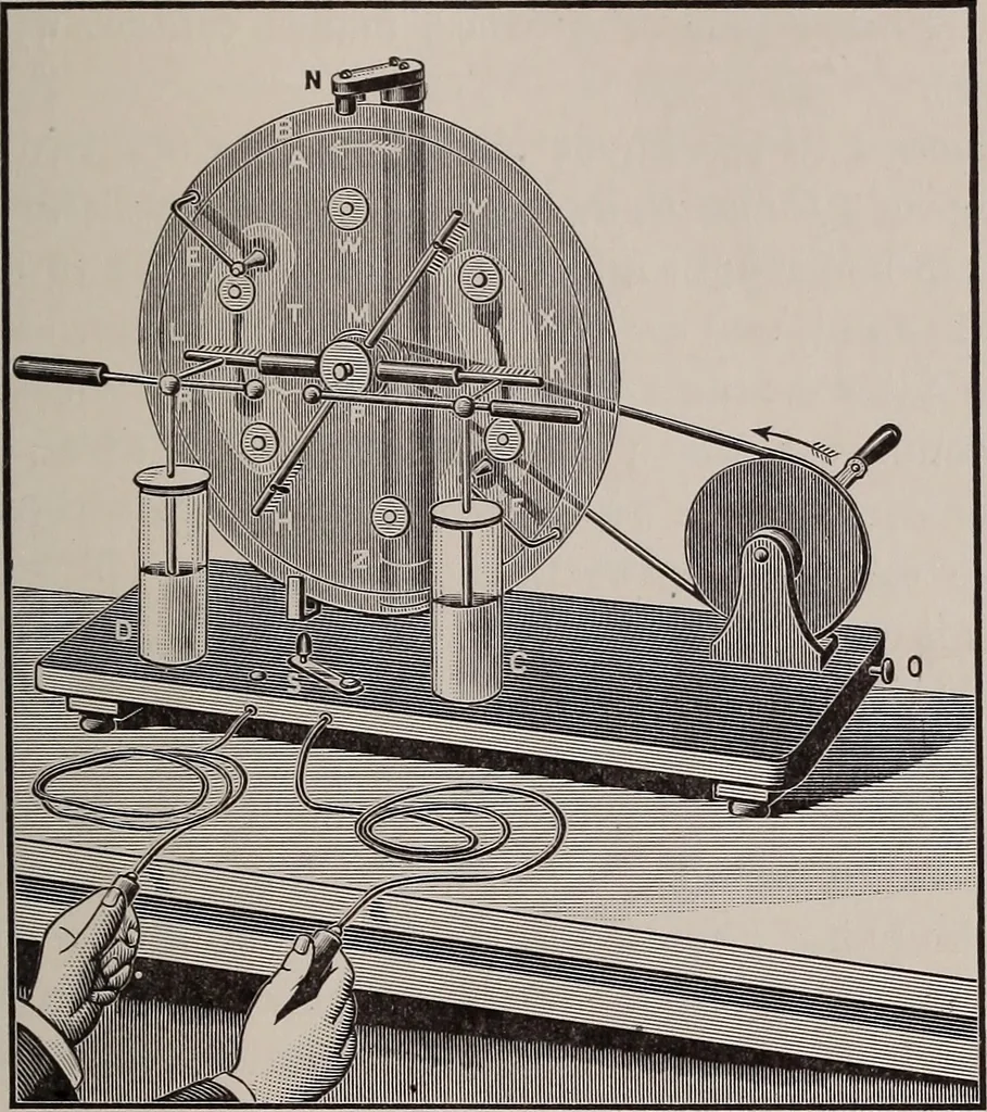 An illustration from Electricity for everybody;, 1907, leaf 50