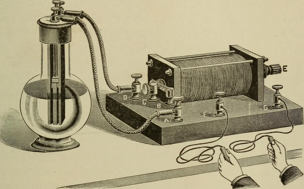 An illustration from Electricity for everybody; its nature and uses explained, 1895, leaf 125