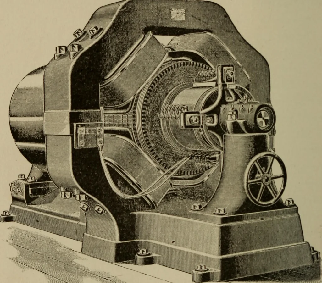 An illustration from Electricity for everybody; its nature and uses explained, 1895, leaf 148