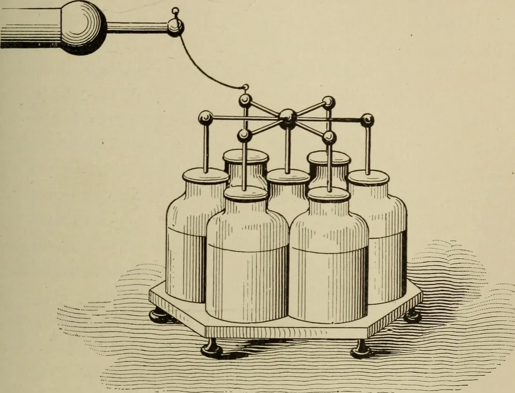 An illustration from Electricity for everybody; its nature and uses explained, 1895, leaf 39