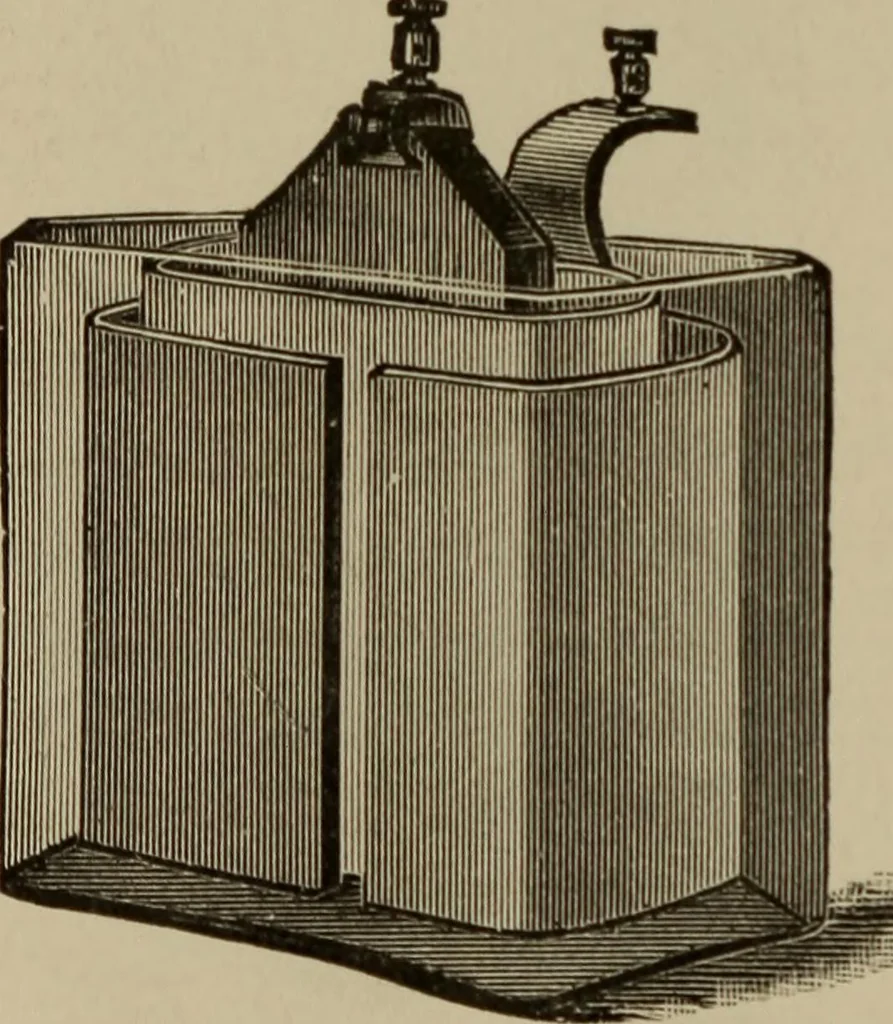 An illustration from Electricity for everybody; its nature and uses explained, 1895, leaf 90
