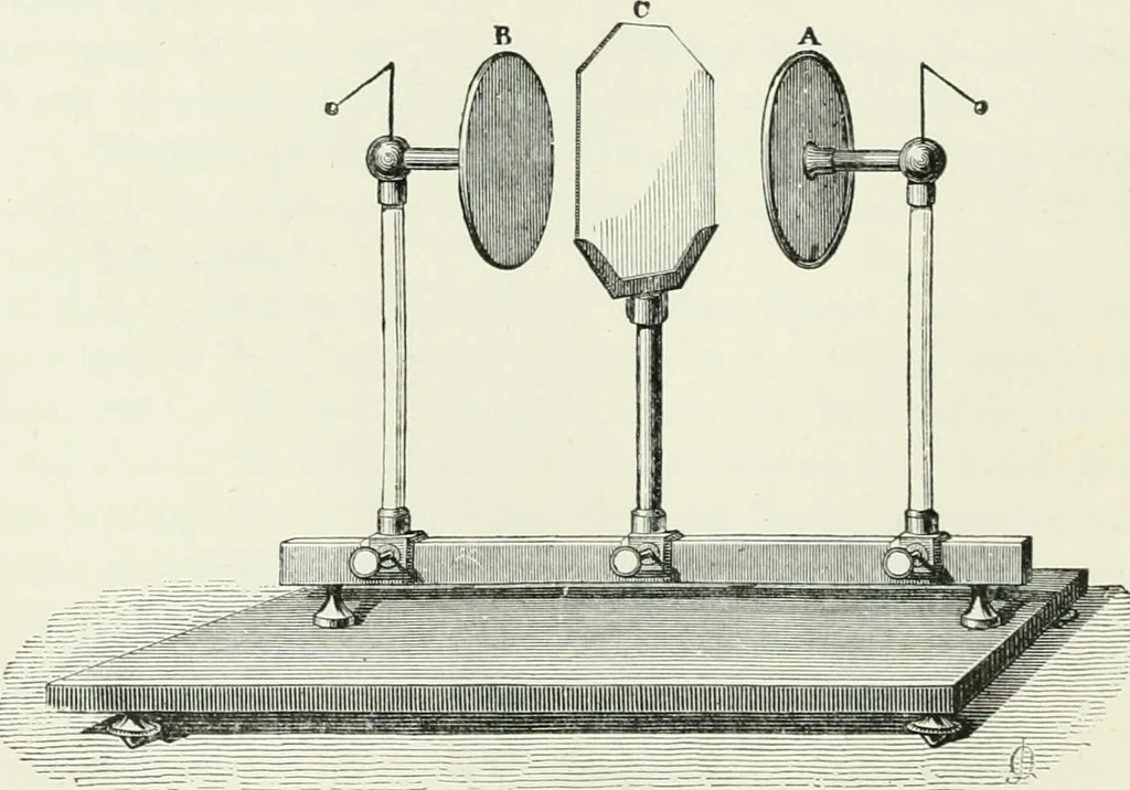 An illustration from Electricity for public schools and colleges, 1891, leaf 103