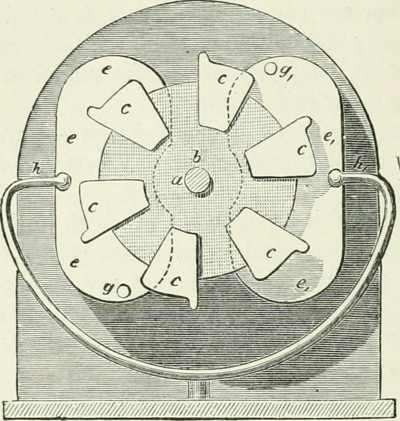 An illustration from Electricity for public schools and colleges, 1891, leaf 131