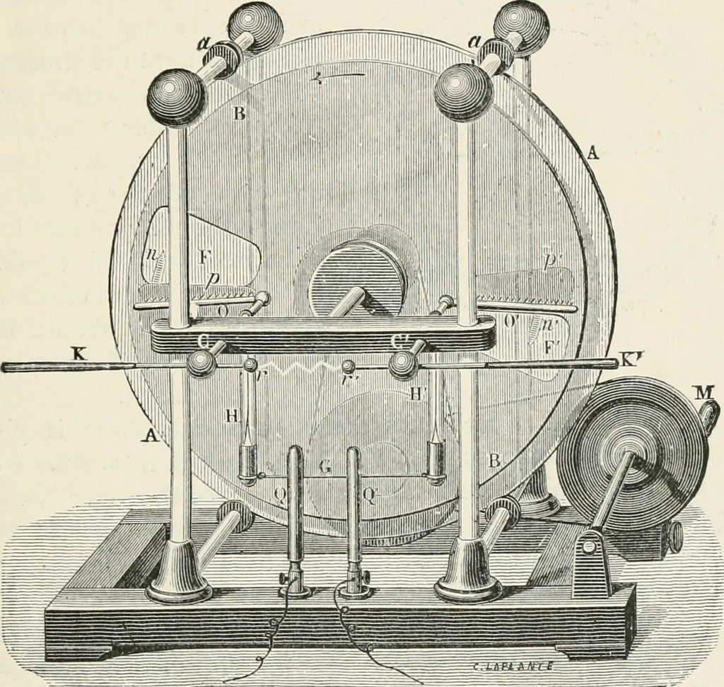 An illustration from Electricity for public schools and colleges, 1891, leaf 136