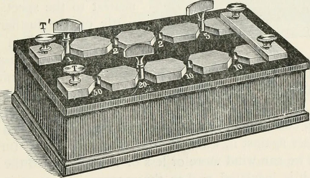 An illustration from Electricity for public schools and colleges, 1891, leaf 250