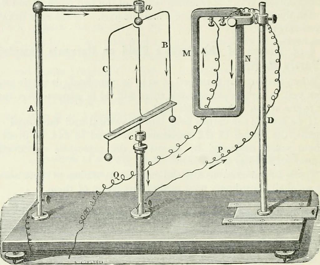 An illustration from Electricity for public schools and colleges, 1891, leaf 339