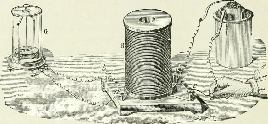 An illustration from Electricity for public schools and colleges, 1891, leaf 371
