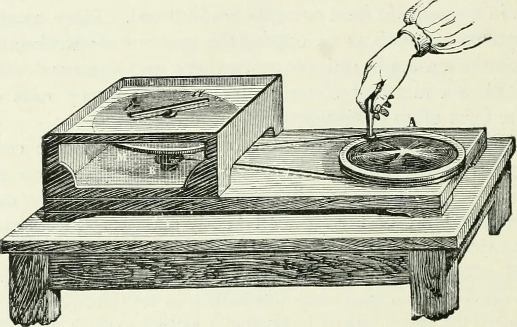 An illustration from Electricity for public schools and colleges, 1891, leaf 391