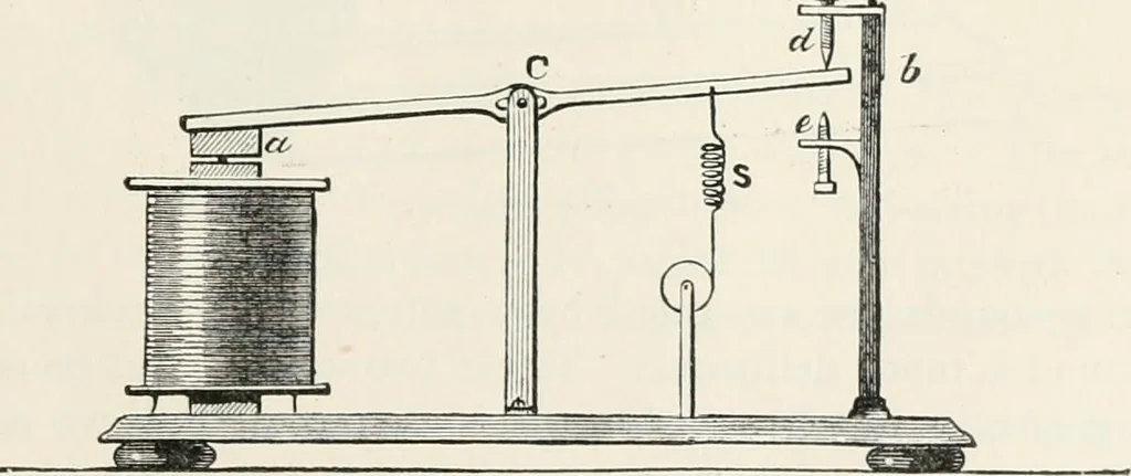 An illustration from Electricity for public schools and colleges, 1891, leaf 444