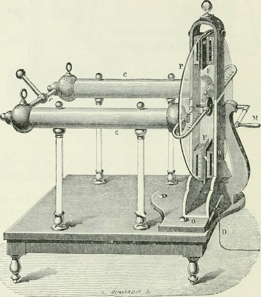 An illustration from Electricity for public schools and colleges, 1891, leaf 89