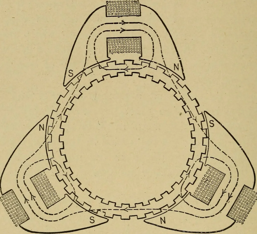 An illustration from Electricity and its recent applications, 1902, leaf 122