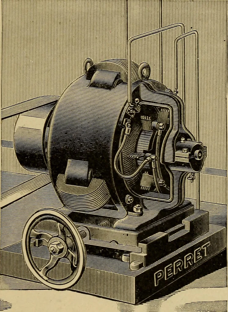 An illustration from Electricity and its recent applications, 1902, leaf 123