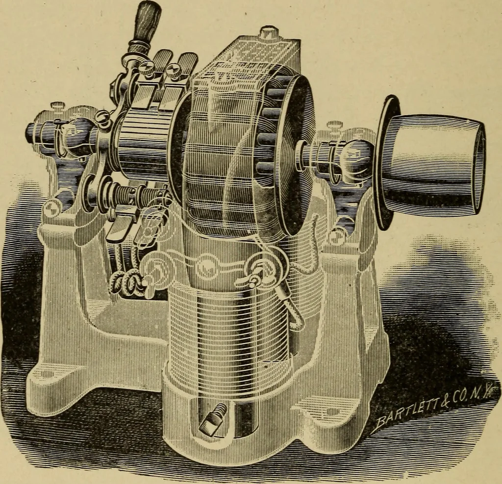 An illustration from Electricity and its recent applications, 1902, leaf 134