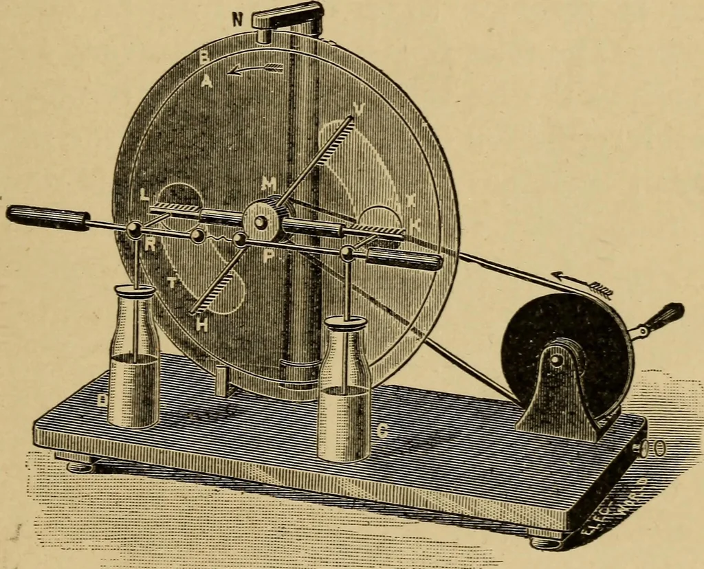 An illustration from Electricity and its recent applications, 1902, leaf 17