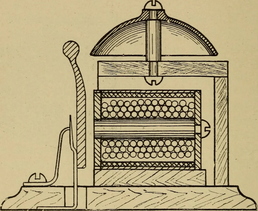 An illustration from Electricity and its recent applications, 1902, leaf 186