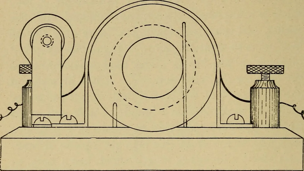 An illustration from Electricity and its recent applications, 1902, leaf 198