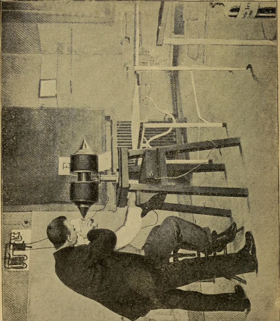 An illustration from Electricity and its recent applications, 1902, leaf 260