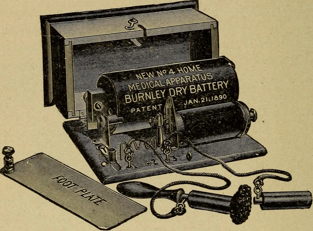 An illustration from Electricity and its recent applications, 1902, leaf 272