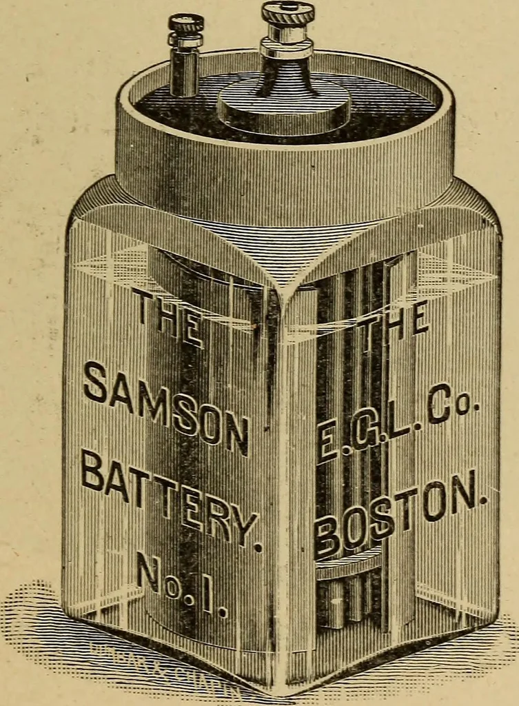 An illustration from Electricity and its recent applications, 1902, leaf 31