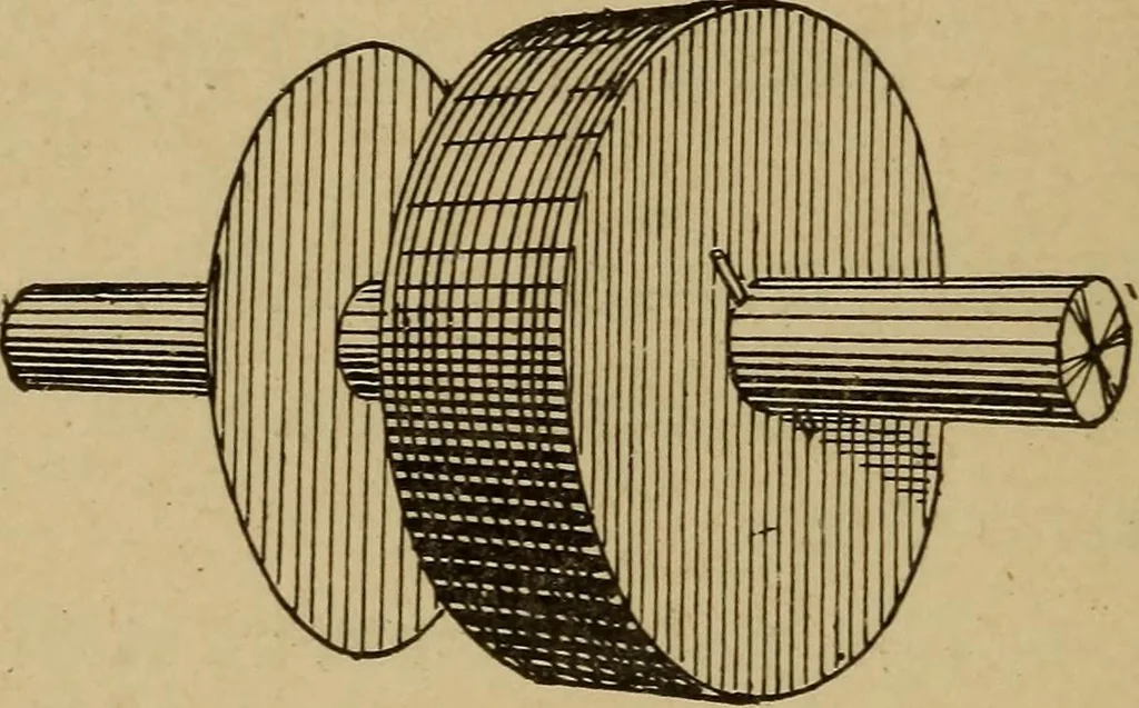 An illustration from Electricity and its recent applications, 1902, leaf 338