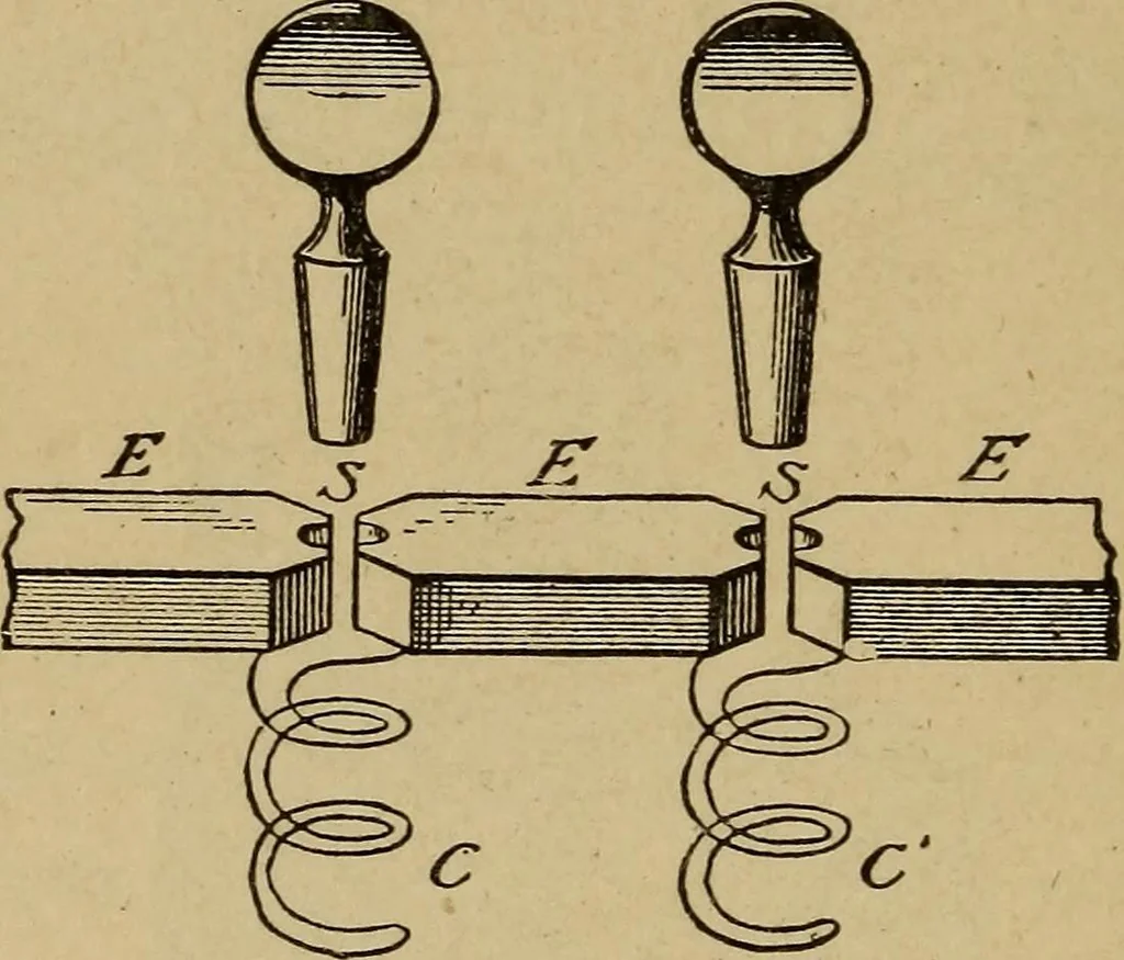 An illustration from Electricity and its recent applications, 1902, leaf 340