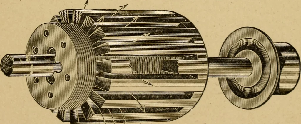 An illustration from Electricity and its recent applications, 1902, leaf 347