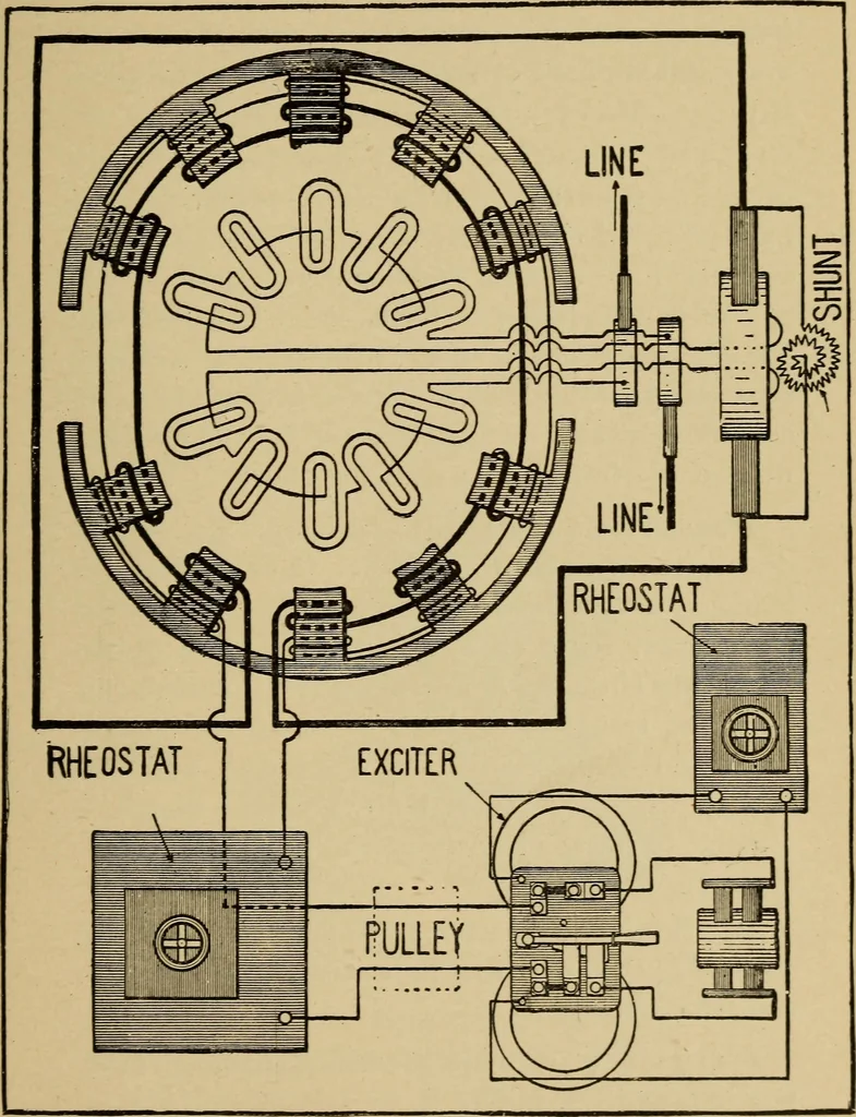 An illustration from Electricity and its recent applications, 1902, leaf 71