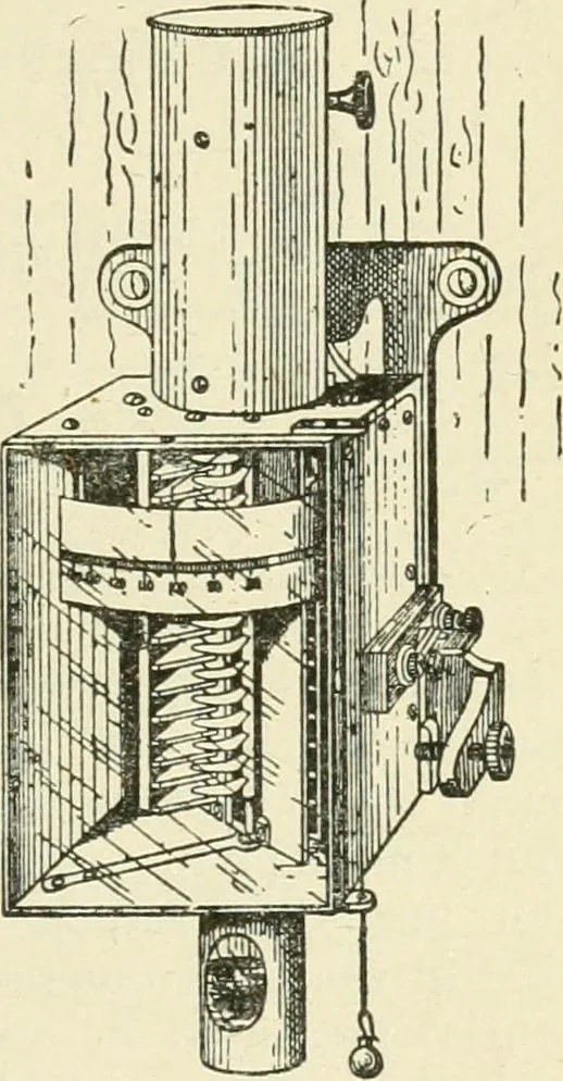 An illustration from Electricity and magnetism : an elementary text-book, theoretical and practical, 1920, leaf 109